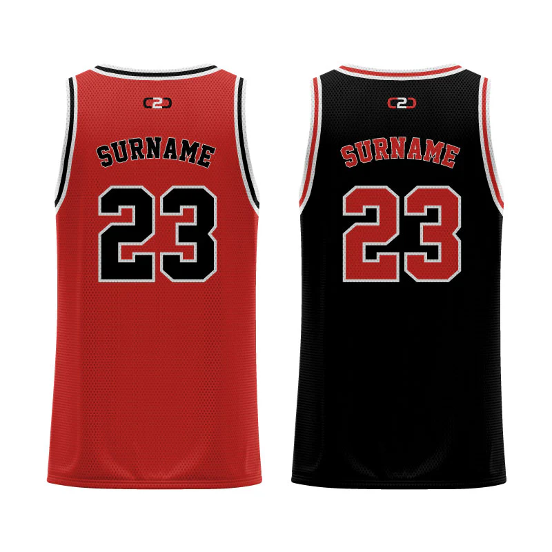 Custom Chicago Inspired Core Reversible Basketball Singlet - Image 2