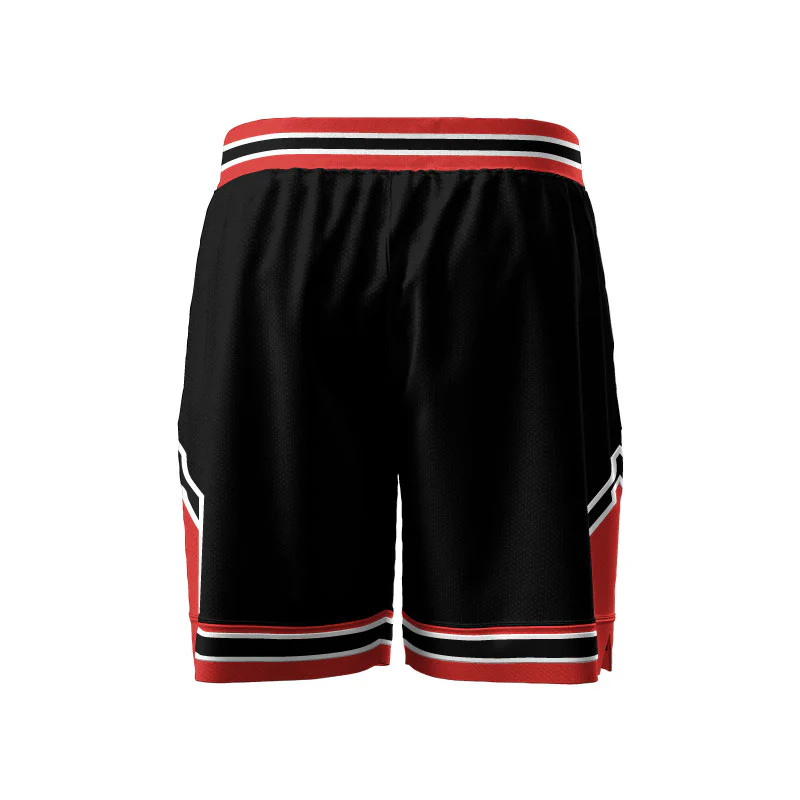 Chicago Deluxe Core Black Basketball Shorts Pockets Plus Lining Design Your Own Custom - Image 4