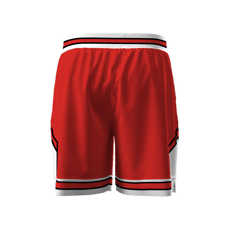 Chicago Deluxe Core Red Basketball Shorts Pockets Plus Lining Design Your Own Custom - Image 4
