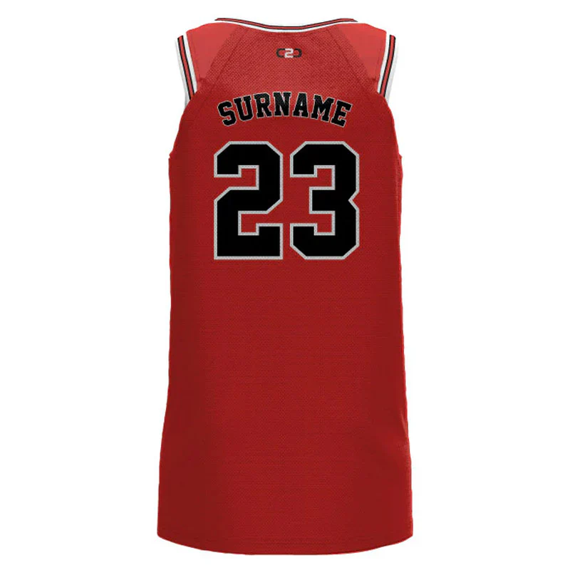 Custom Chicago Slimfit Hp Split Basketball Singlet - Image 2