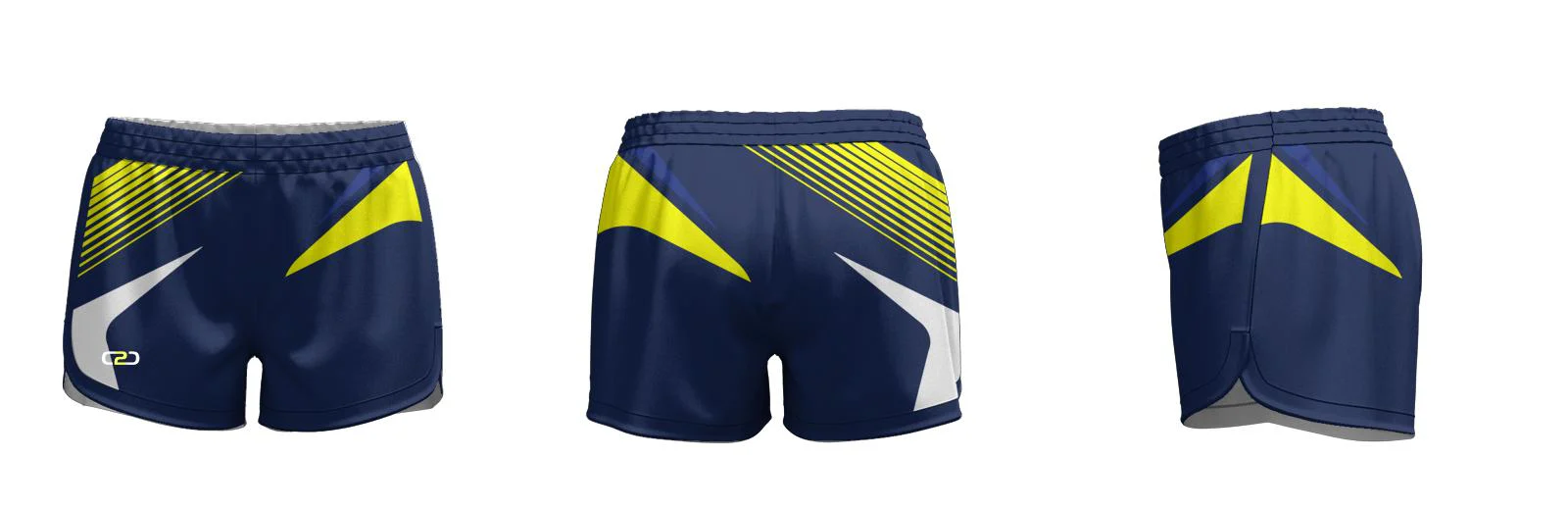 Conquer SlimFit HP Ladies Girls High Thigh Curve Shorts Design Your Own Custom
