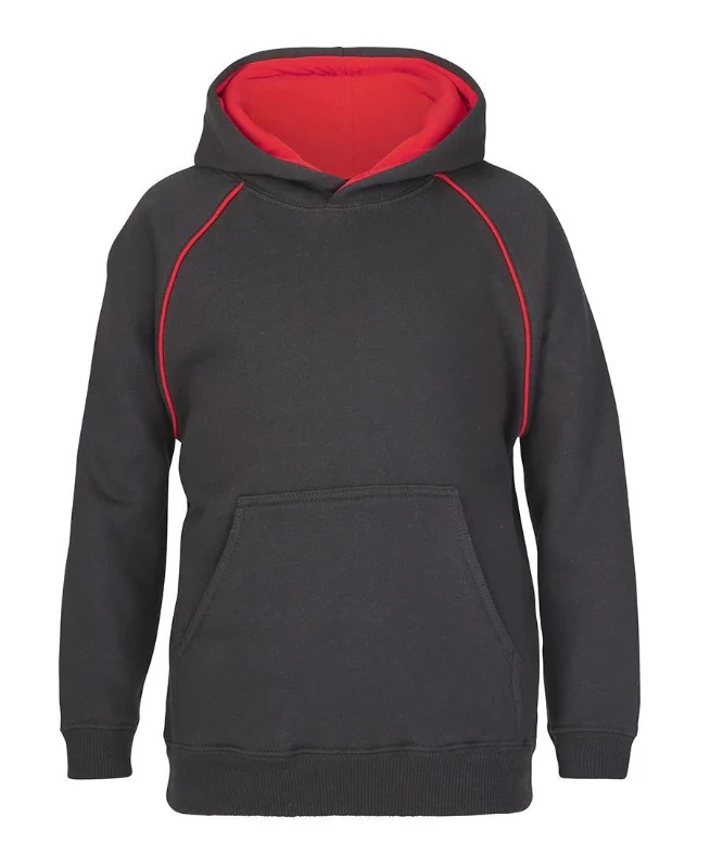 Contrast Fleecy Hoodie Kids - Image 13