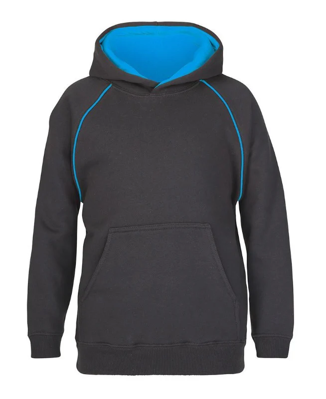Contrast Fleecy Hoodie Kids - Image 14