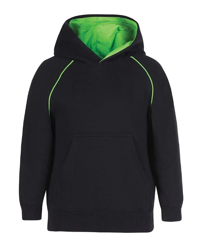 Contrast Fleecy Hoodie Kids - Image 4