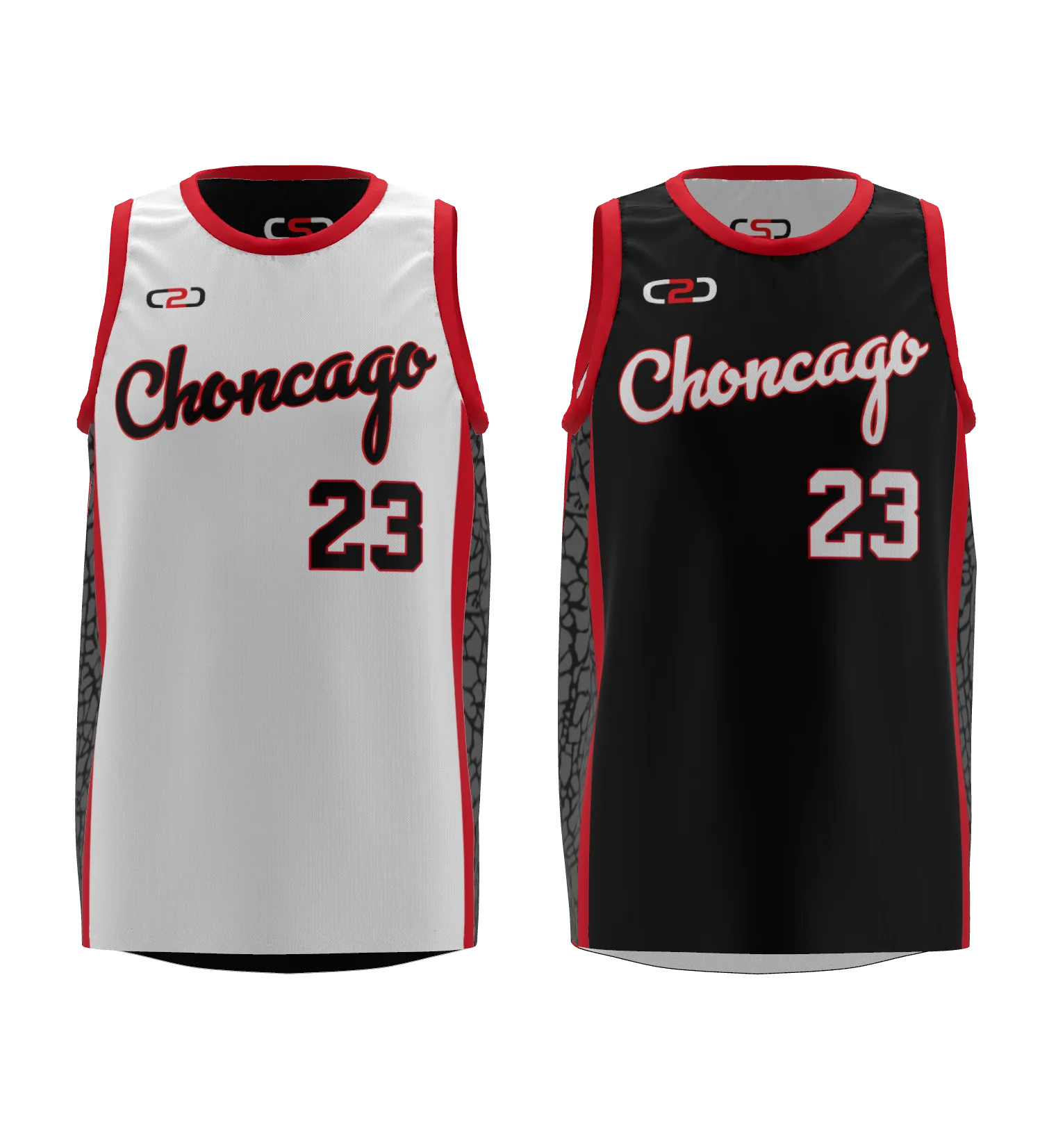 Core Reversible U Neck Side Panel Custom