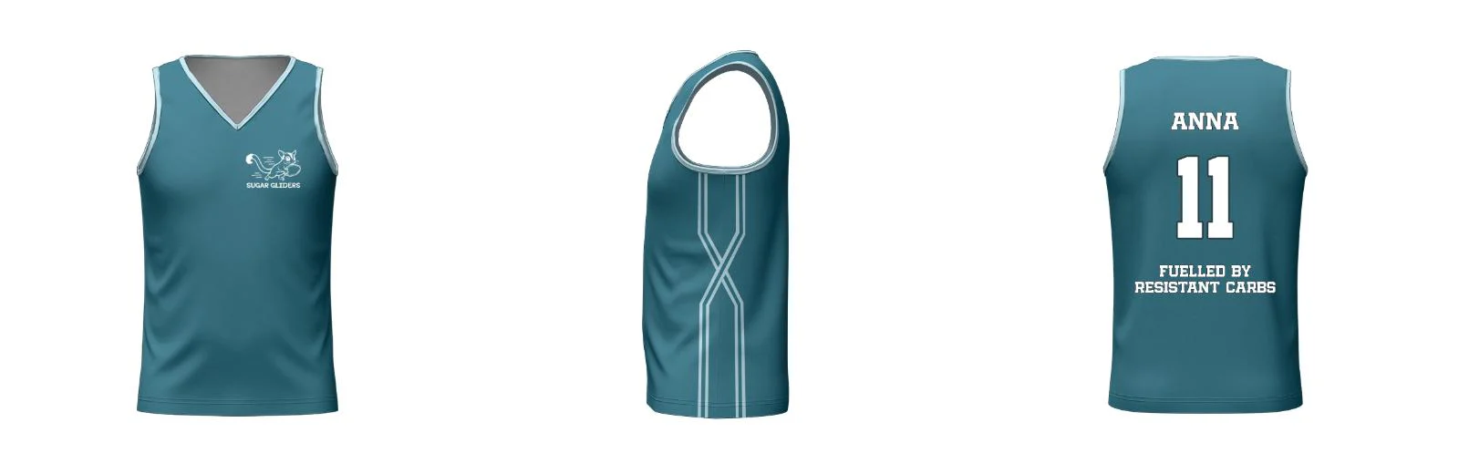 Crossover Core Athletic Singlet V Neck Design Your Own Custom