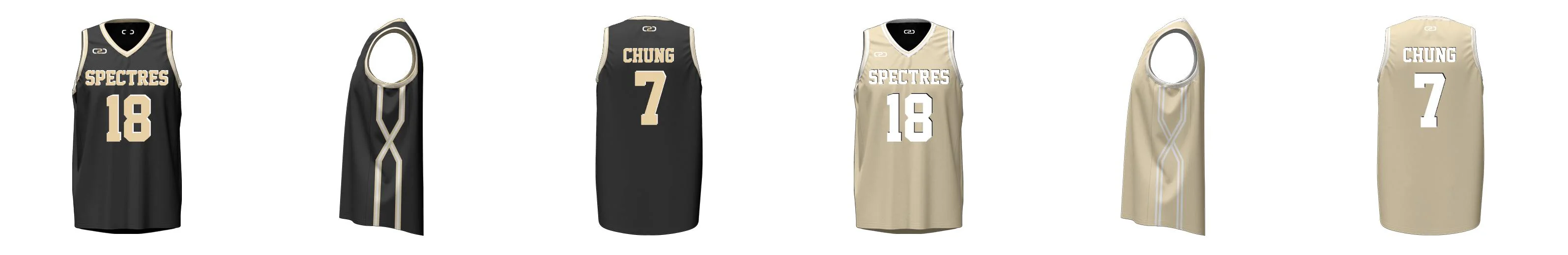 Crossover Core V Reversible Side Panel Basketball Singlet Design Your Own Custom