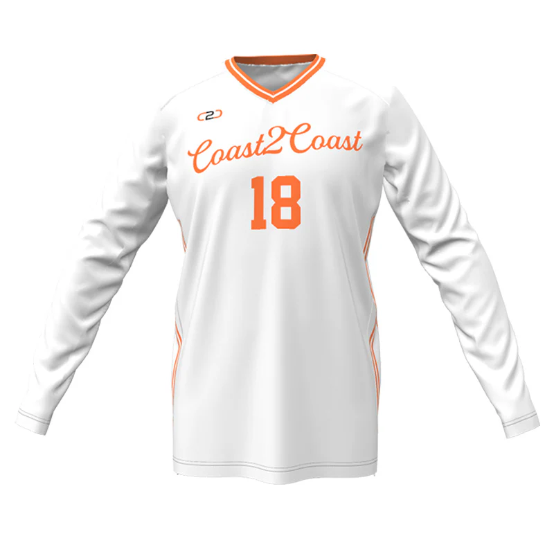 Crossover SlimFit HP Long Sleeve V Neck Warmup Shirt Design Your Own Custom