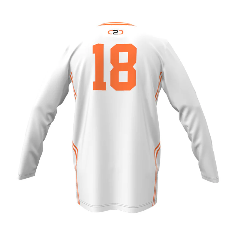 Crossover SlimFit HP Long Sleeve V Neck Warmup Shirt Design Your Own Custom - Image 4