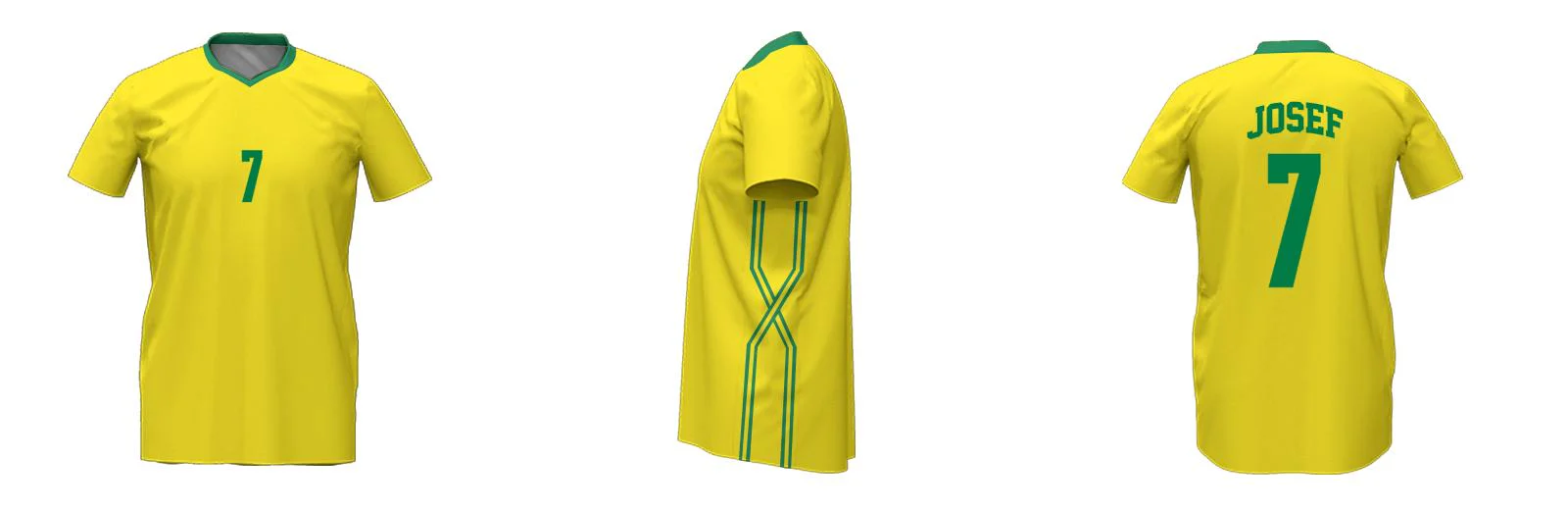 Crossover SlimFit HP Soccer Jersey V Neck Design Your Own Custom