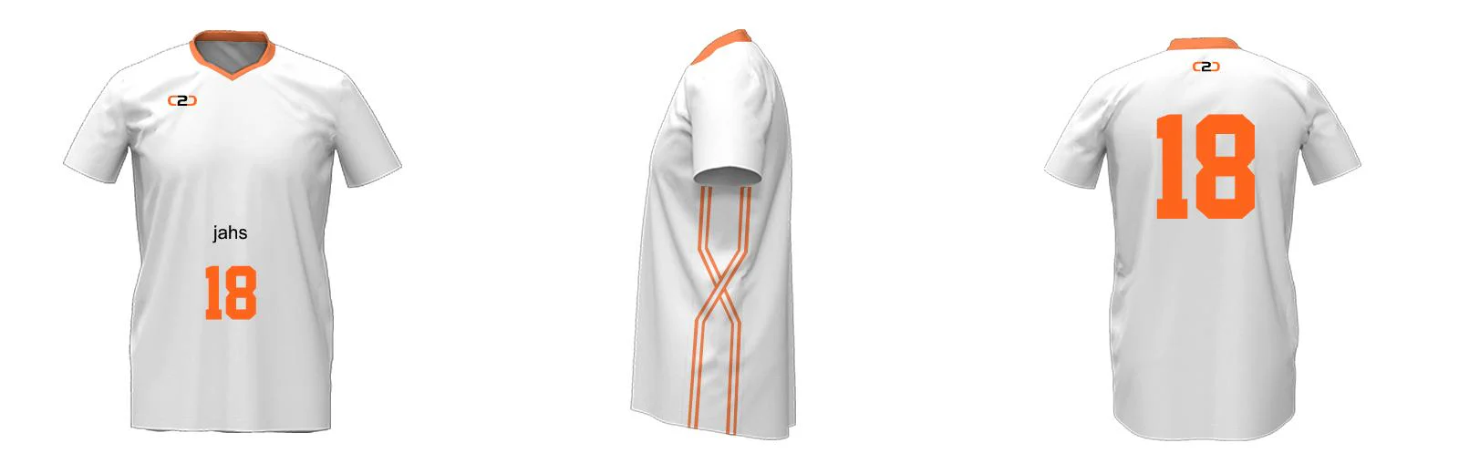 Crossover SlimFit HP Soccer Jersey V Neck Design Your Own Custom