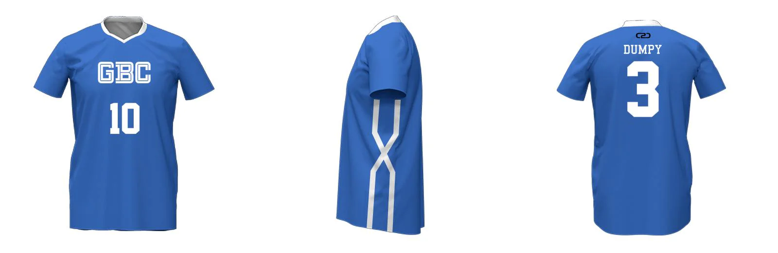 Crossover SlimFit HP Soccer Jersey V Neck Design Your Own Custom