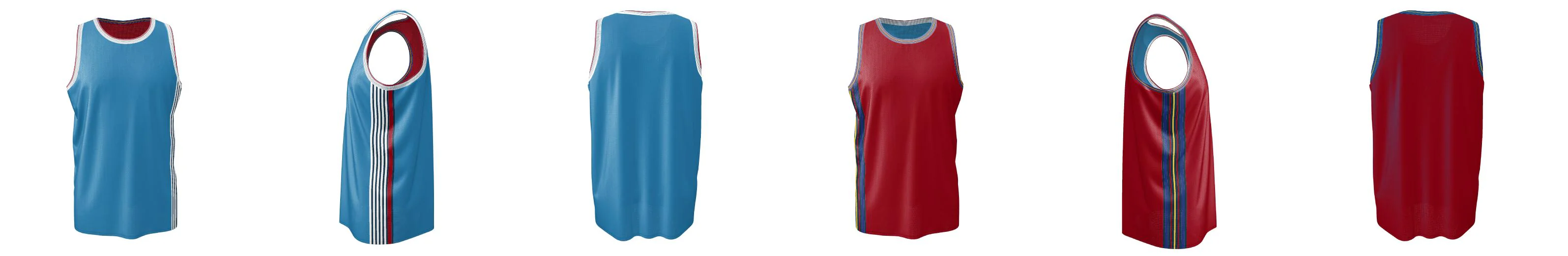 Custom All Star '25 Inspired Core Reversible Basketball Singlet
