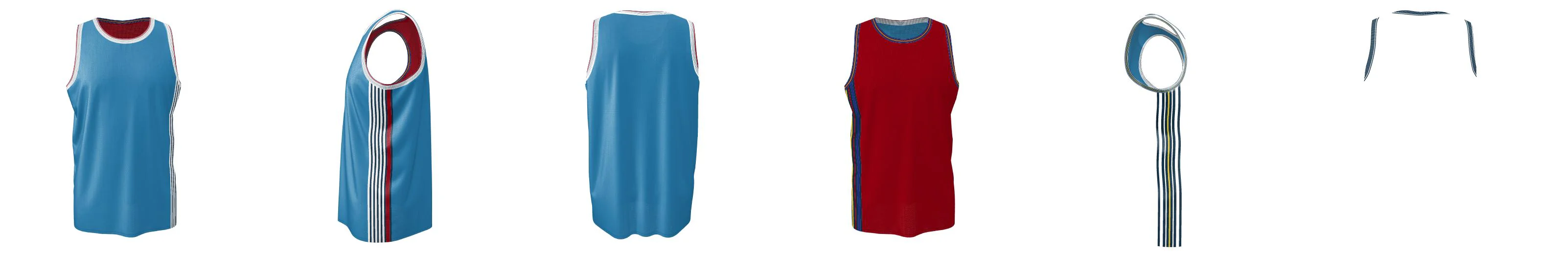 Custom All Star '25 Inspired Core Reversible Basketball Singlet
