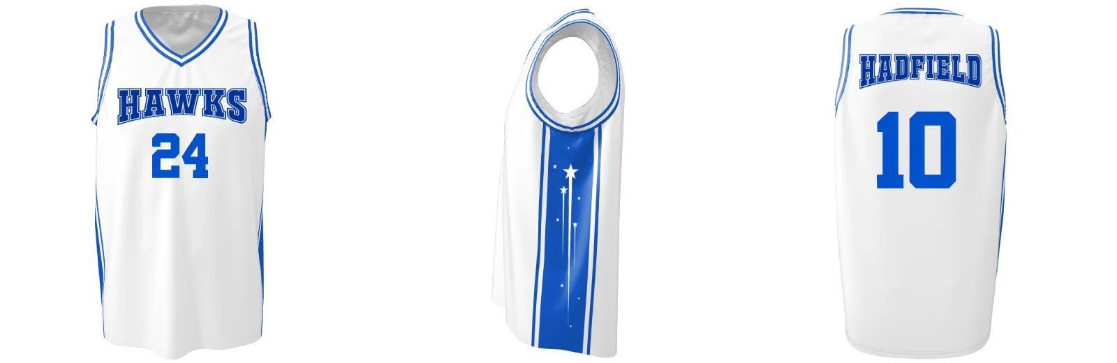 Custom Blue Core Basketball Singlet