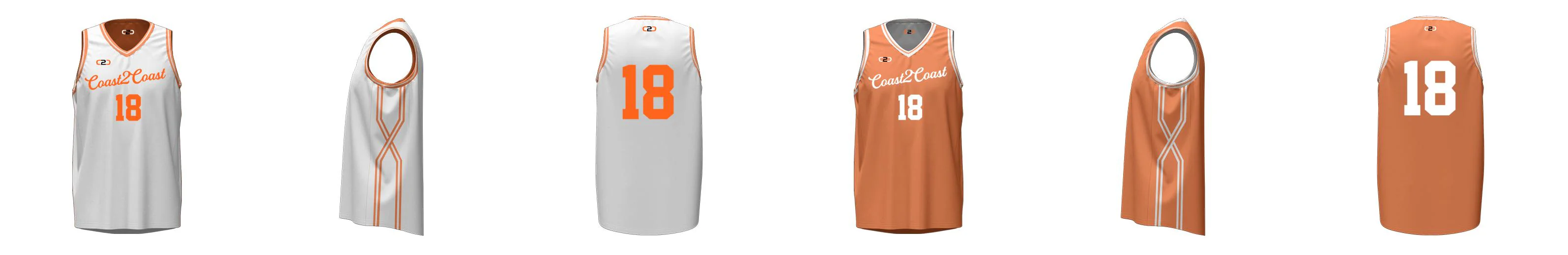 Custom Crossover Core V Reversible Side Panel Basketball Singlet