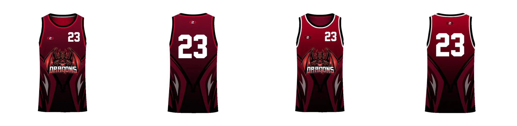 Custom Dragons Core Reversible Basketball Singlet