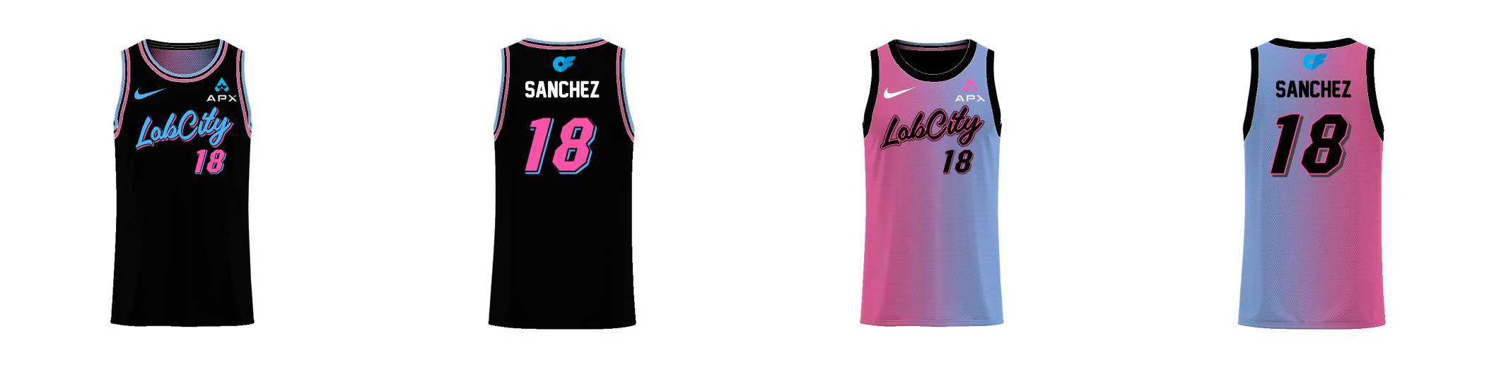 Custom Miami Gradient Core Reversible Basketball Singlet