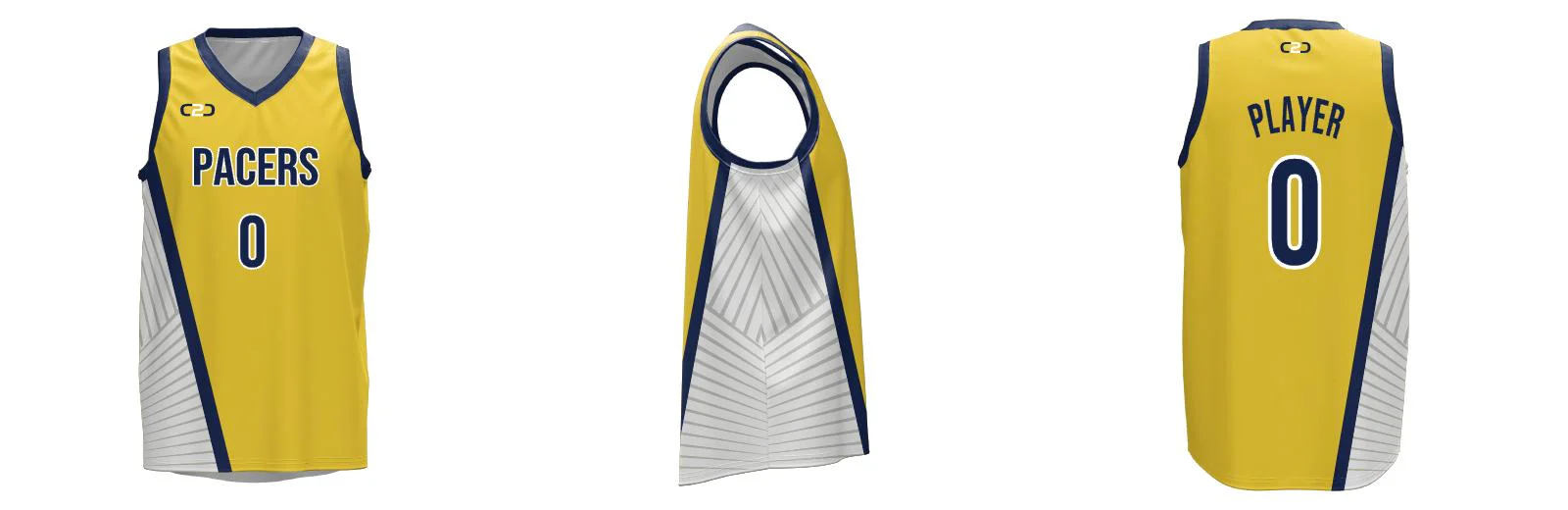 Custom Pacers Inspired Core Basketball Singlet