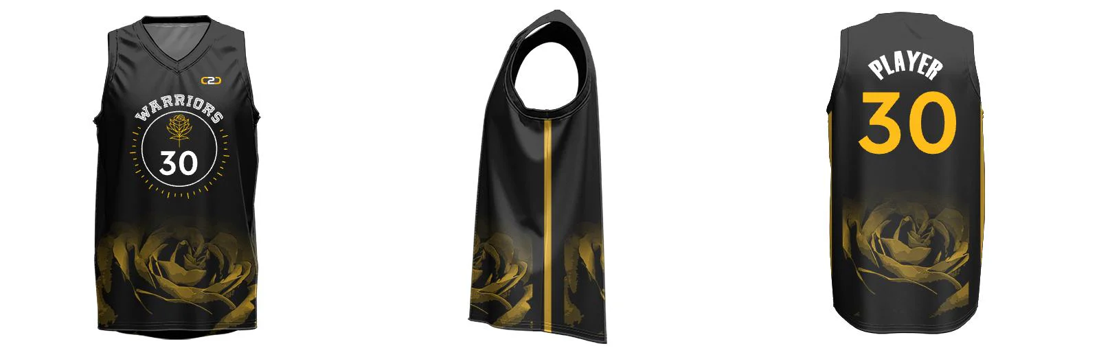 Custom Warriors City Core Basketball Singlet