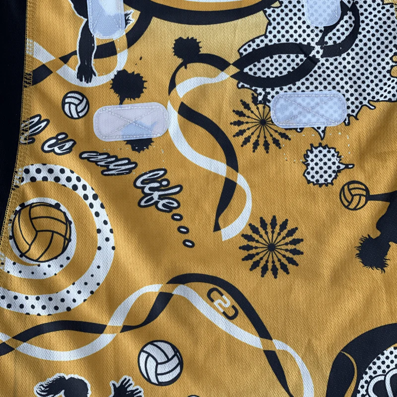 Zest Netball Dress Gold/Black - Image 3