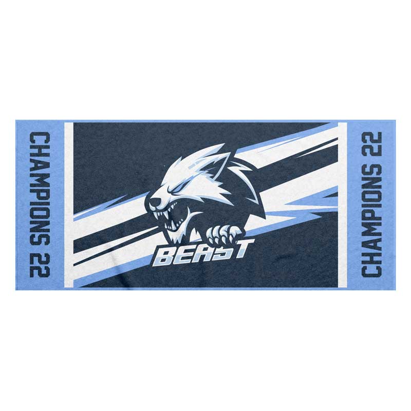 Undefeated Bath Sheet Towel 75cm x 170cm Design Your Own