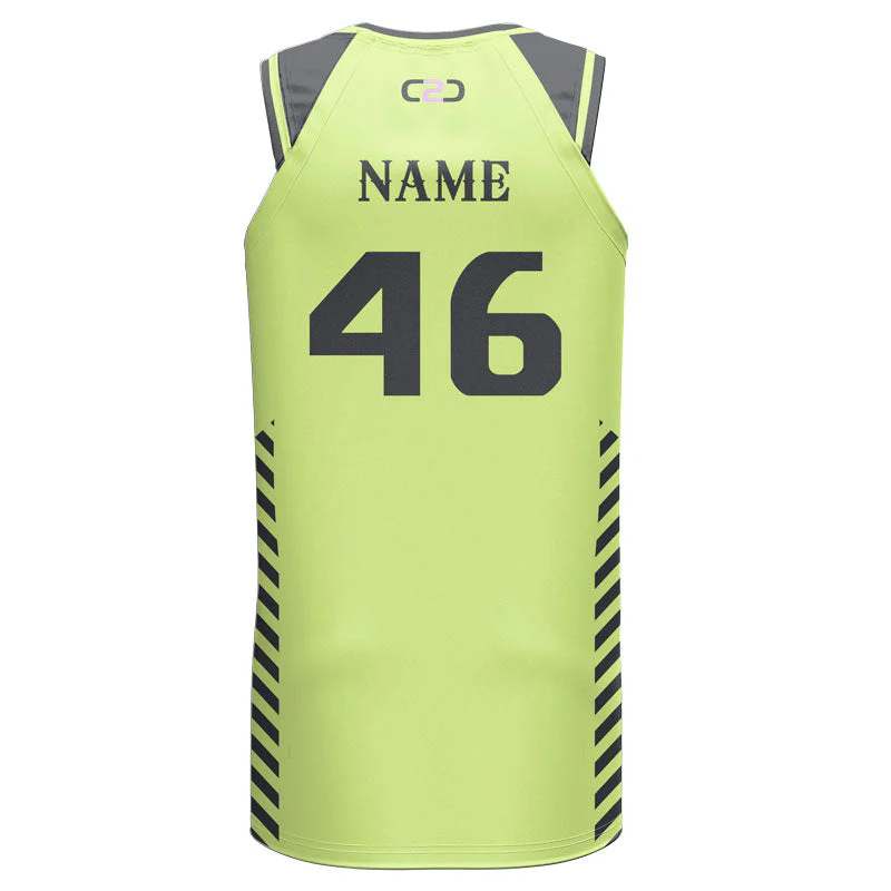 Custom Allsorts Slimfit Hp Split Basketball Singlet - Image 3