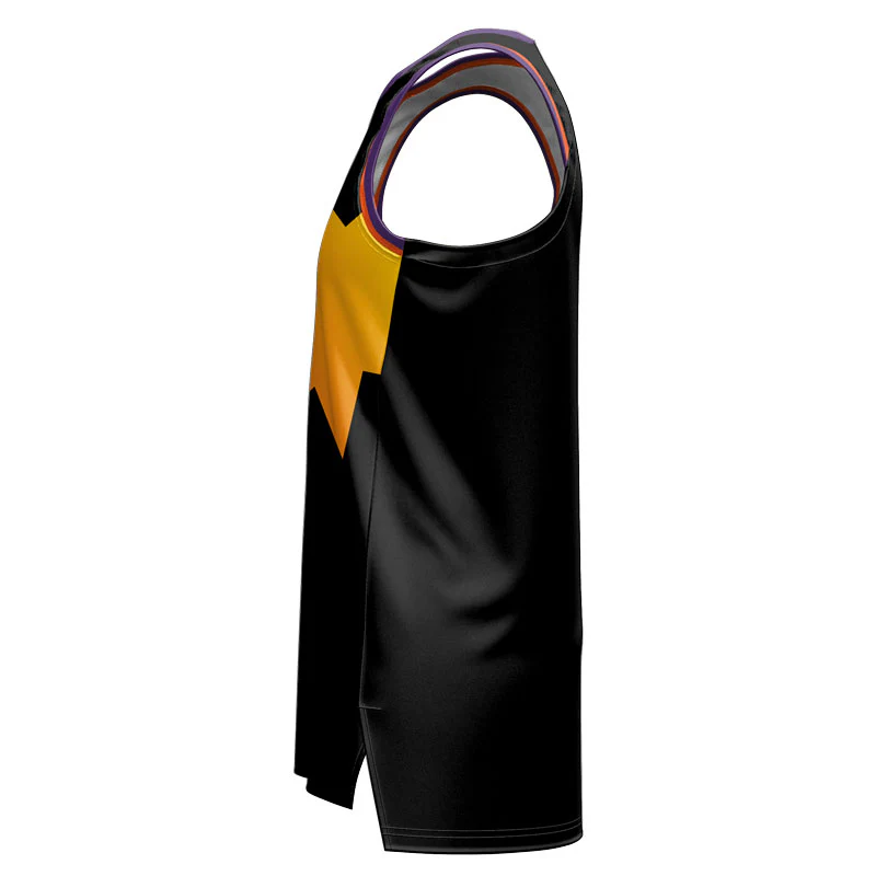 Custom Suns Slimfit Hp Split Basketball Singlet - Image 3