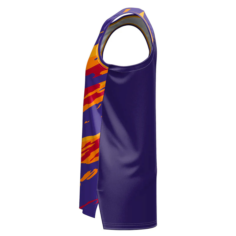 Custom Rampage Slimfit Hp Split Basketball Singlet - Image 3