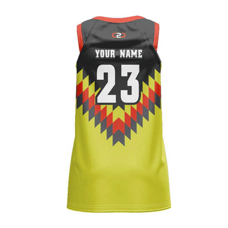 Custom Commander Ladies Slimfit Hp Split Basketball Singlet - Image 3