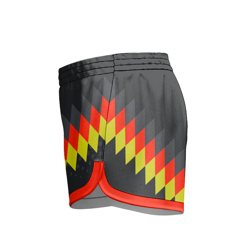 Commander SlimFit HP Ladies Girls High Thigh Curve Shorts Design Your Own Custom - Image 2