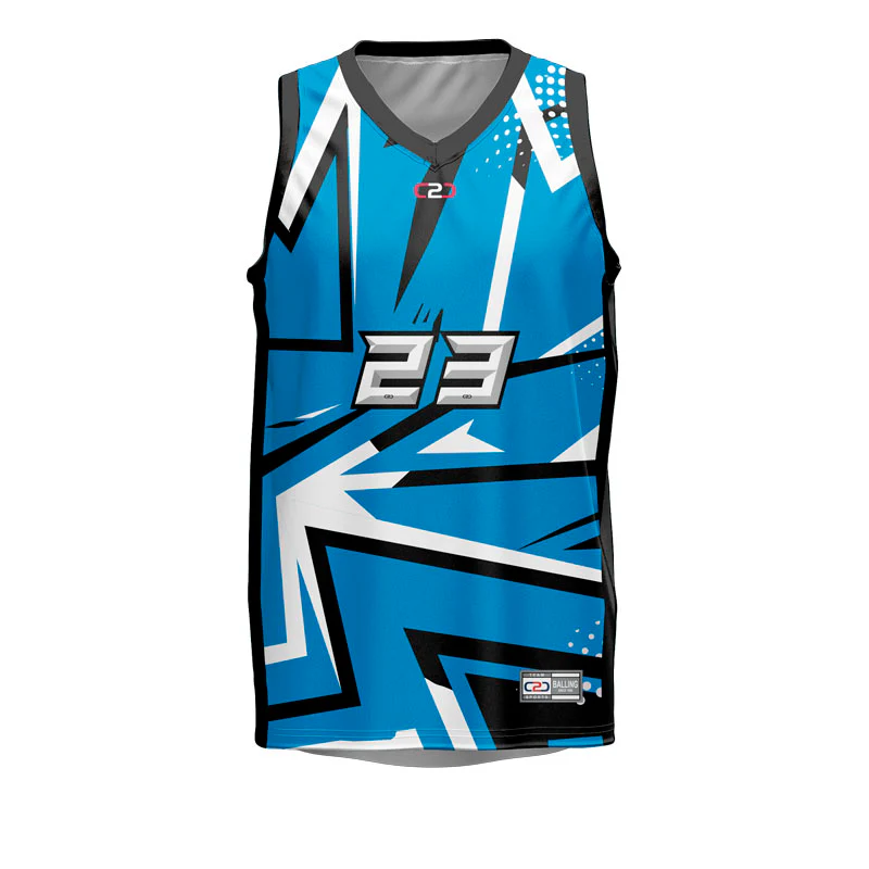 Custom Dream Azure Core Basketball Singlet