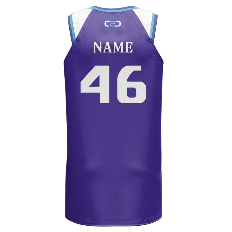 Custom Diamonds Slimfit Hp Split Basketball Singlet - Image 3