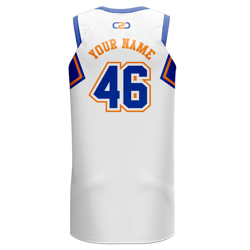 Custom Dodger Slimfit Hp Split Basketball Singlet - Image 3