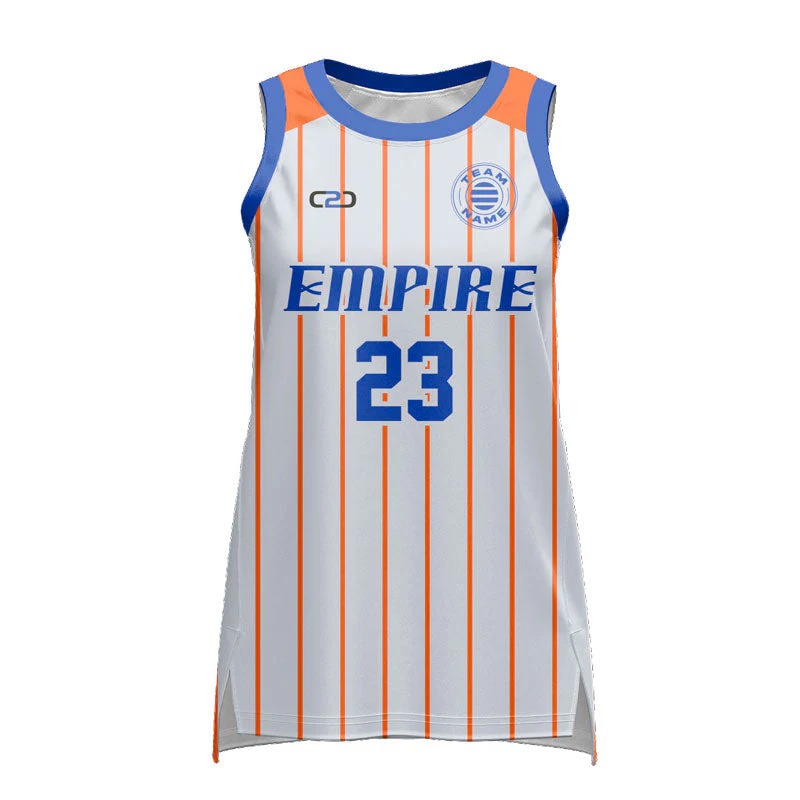 Custom Empire Ladies Slimfit Hp Split Basketball Singlet