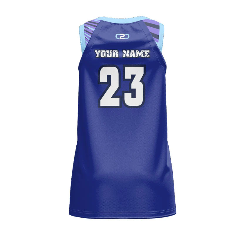 Custom Gamma Ladies Slimfit Hp Split Basketball Singlet - Image 3