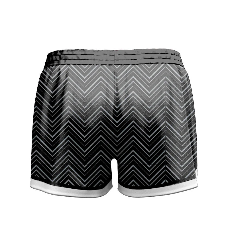Nets SlimFit HP Ladies Girls High Thigh Curve Shorts Design Your Own Custom - Image 3