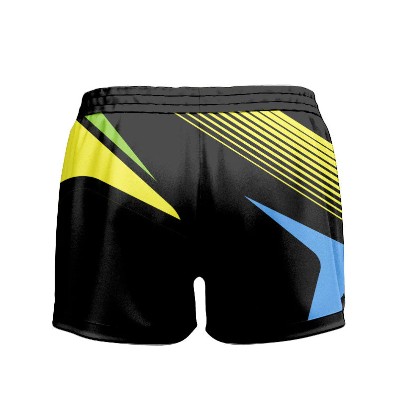 Conquer SlimFit HP Ladies Girls High Thigh Curve Shorts Design Your Own Custom - Image 3