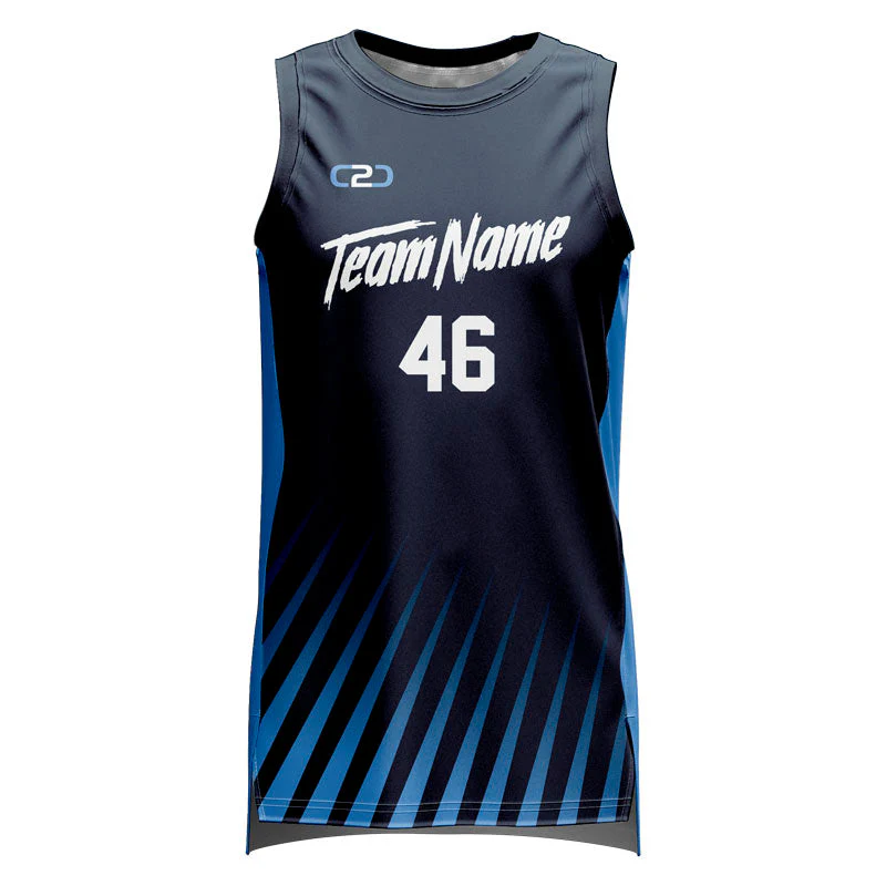 Custom Pacific Slimfit Hp Split Basketball Singlet
