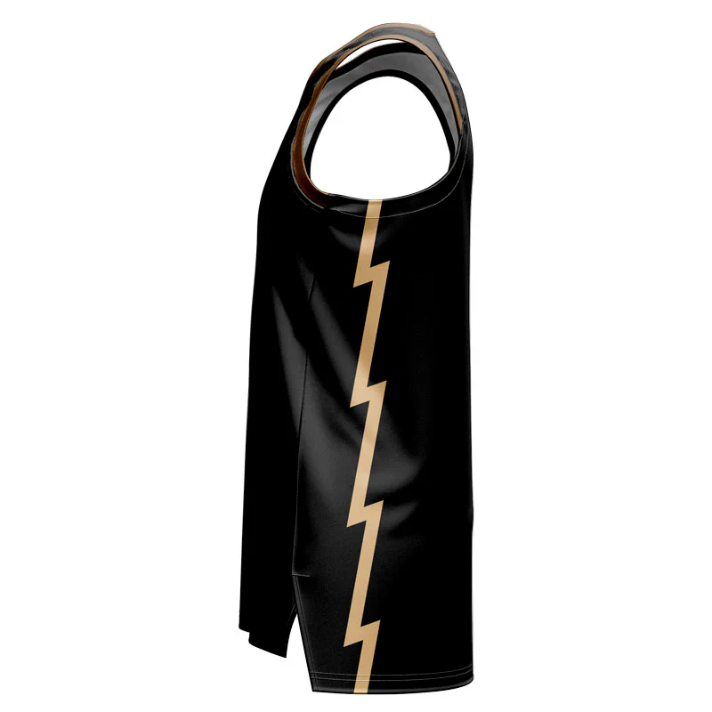 Custom Blacktop Slimfit Hp Split Basketball Singlet - Image 2