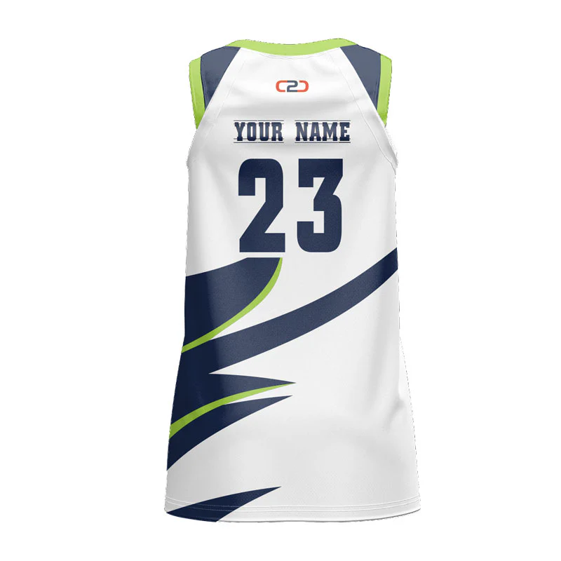 Custom Skirmish Ladies Slimfit Hp Split Basketball Singlet - Image 3