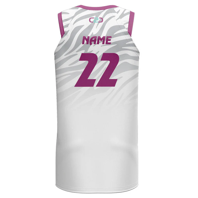 Custom Tigers Slimfit Hp Split Basketball Singlet - Image 3