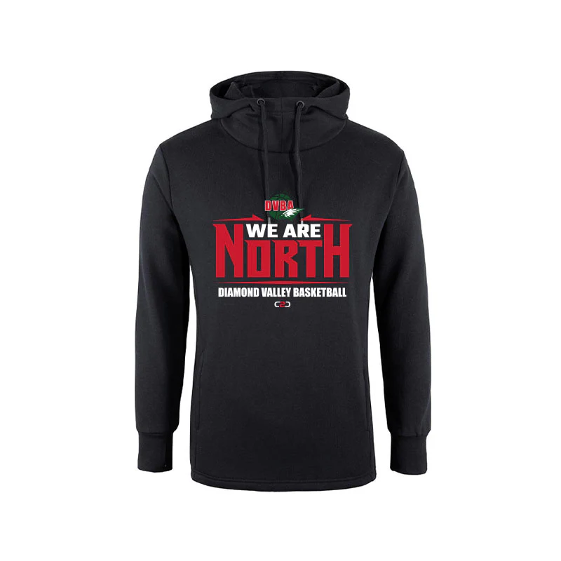 DVBA (Diamond Valley Basketball Association) Eagles Basketball We Are North Black Hoodie