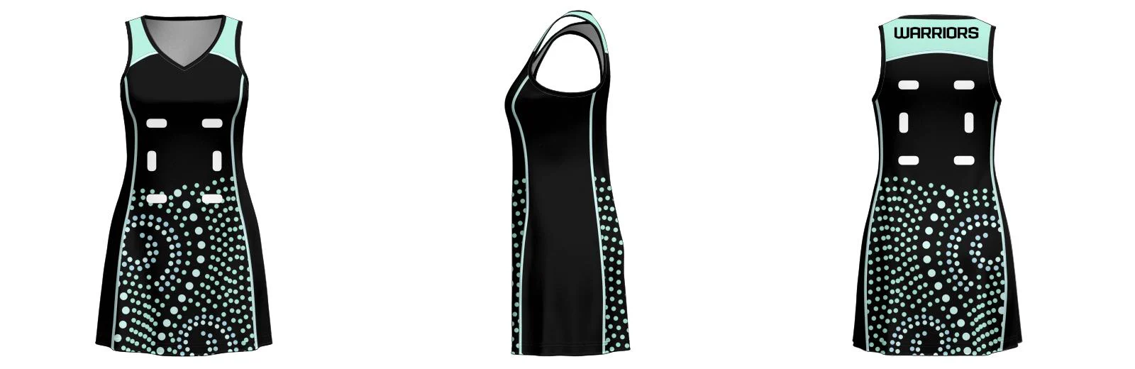 Dot Core Netball Dress Custom Design Your Own