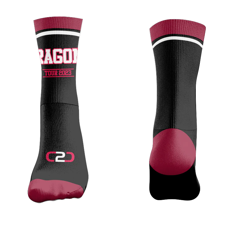Dragons Crew Socks Design Your Own Custom MOQ 10/size