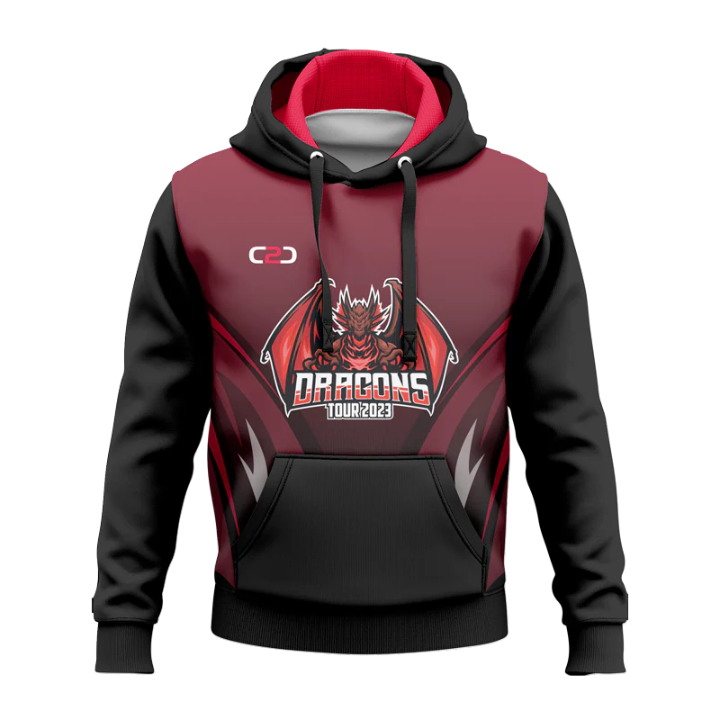 Dragons Pull Over Kinetic Fleece Hoodie Design Your Own