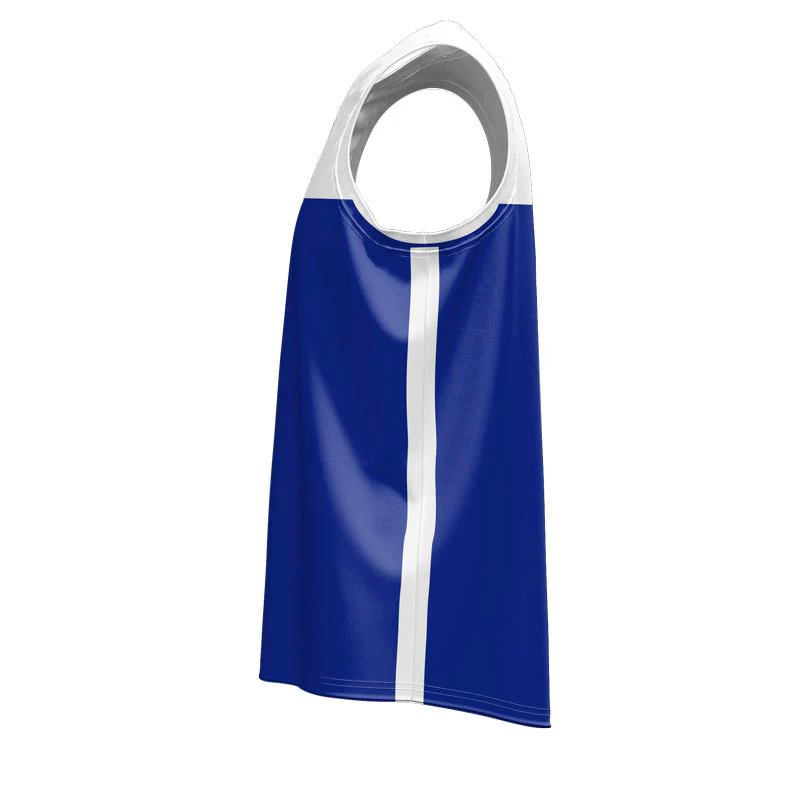 Dream Numbered Basketball Singlet Royal/White in Stock - Image 3