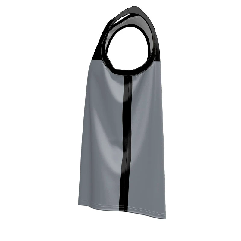 Dream Numbered Basketball Singlet Silver/Black in Stock - Image 3