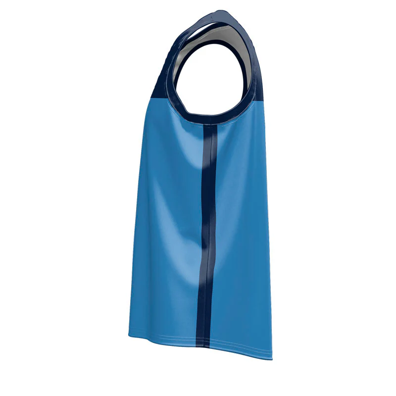 Dream Numbered Basketball Singlet Sky/Navy in Stock - Image 3