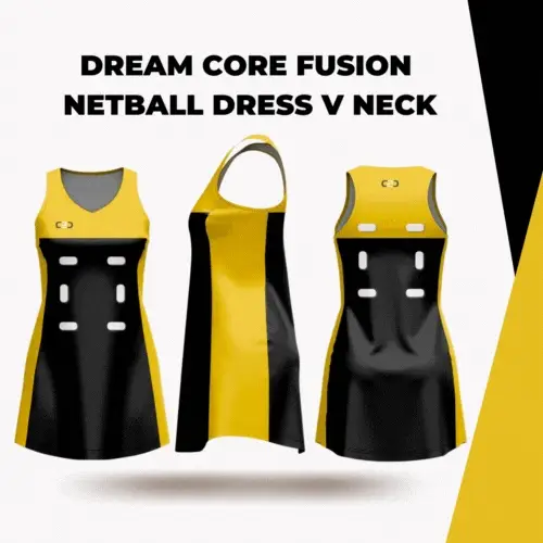 Dream Core Fusion Netball Dress V Neck Custom Design Your Own - Image 4